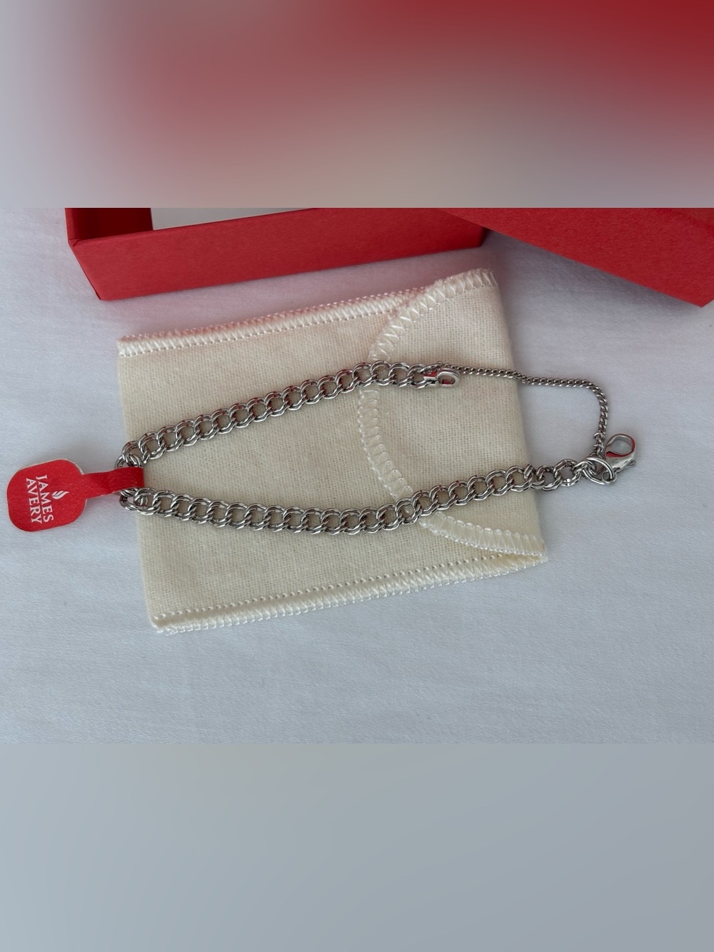 Light Double Curb Charm
Bracelet